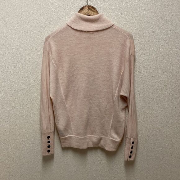 Anthropologie Moth Wool Blend Turtleneck Pullover Small - Picture 7 of 7